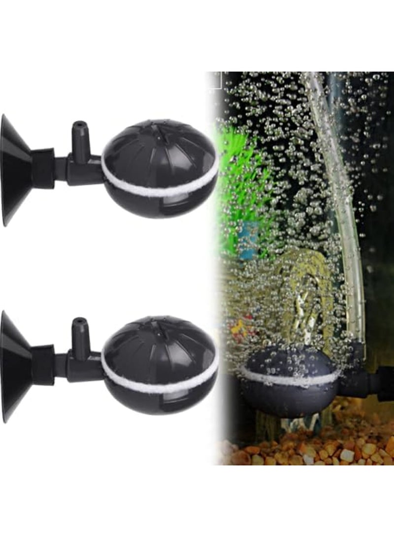 2PCS Aquarium Air Stone Bubble Wall Tube Oxygen Diffuser Bar Decor Accessory for Fish Tank 18 Inch Length Fish Tank Bubble Bar Aquarium Oxygen Bar Stone Scattering Bar Oxygen Pump Sand Head - Image 1